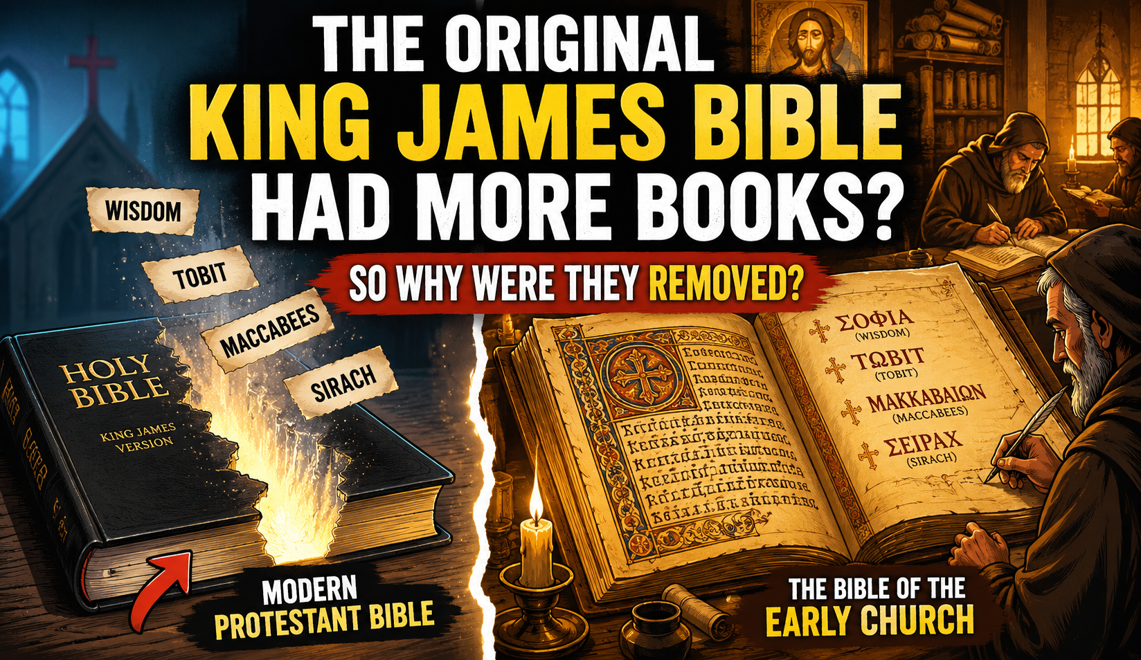 The Lost Books of the Bible: Why Protestants Removed Ancient Christian Scriptures